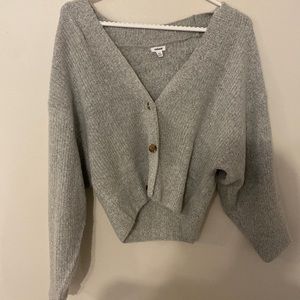 Grey cardigan